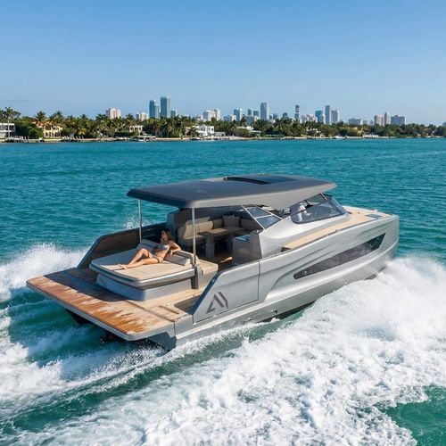 Cabinato catamarano - 38 S - AVENTURA YACHTS - entrobordo / bimotore / soft-top
