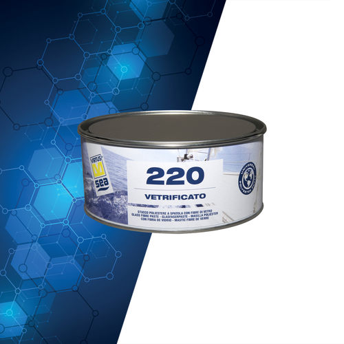 Stucco in poliestere - 220 - Allchem Srl - con fibra di vetro / di lisciatura / di finitura