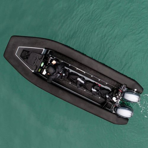 Barca professionale patrol boat - 470 BLACKBIRD RFB - ARESA SHIPYARD - fuoribordo / gommone semirigido