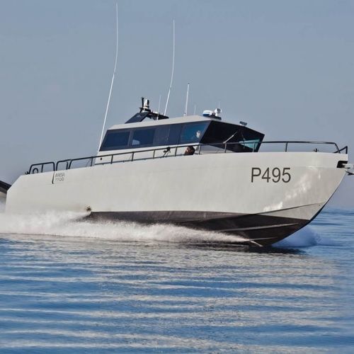 Barca professionale patrol boat - 1800 FIGTHER II - ARESA SHIPYARD - fuoribordo / GRP / in alluminio