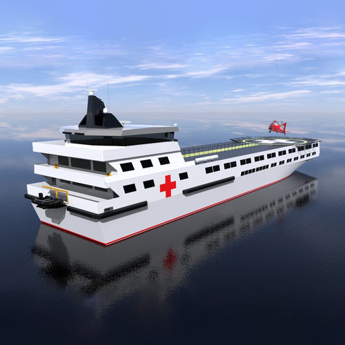 Nave ospedale - 5000 HRB - ARESA SHIPYARD - GRP / in acciaio