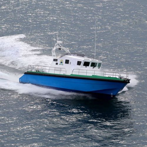 Barca professionale patrol boat - 1800 CPV FIGHTER  - ARESA SHIPYARD - entrobordo a idrogetto / GRP / in alluminio