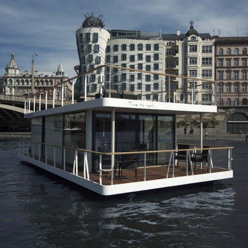Barca a motore house-boat fuoribordo - No1 Living 47' - HOUSEBOAT s.r.o. - con 2 cabine