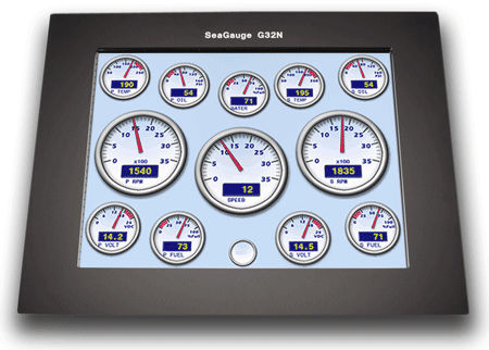 Display per nave - G32N 12.1"  - Chetco Digital Marine - multifunzione / LCD / touch screen