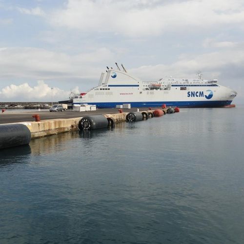 Parabordi per porto - VEOS France - per banchina / per pontile / cilindrico