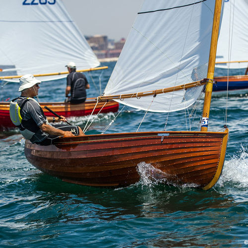 Deriva multipla - 12P - Colombo Leopoldo  - tradizionale / da regata / in legno