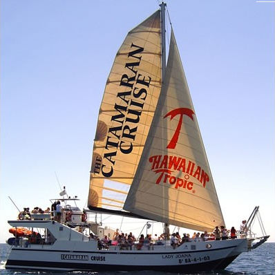 Catamarano - Lady Joana - Drassanes Dalmau, S.A - con bompresso
