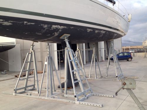 Invaso per barca a vela - MBV Ton. 28 - Naval Tecno Sud - inclinazione regolabile / trasportabile