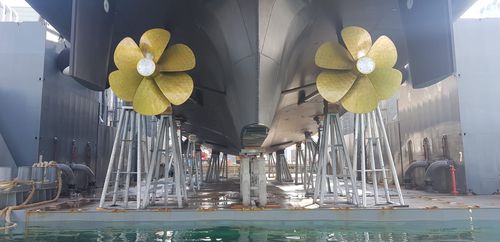 Tacco per barca a motore - TAF Ton. 50 - Naval Tecno Sud - per chiglia / fisso