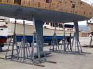 Invaso per barca a vela - MBV Ton. 10 - Naval Tecno Sud - inclinazione regolabile / trasportabile