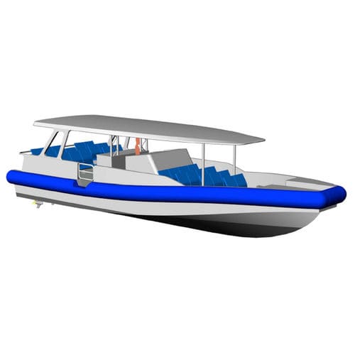 Barca professionale patrol boat - Gold Coast Ships Australia - barca di salvataggio / battello turistico / taxi acqueo