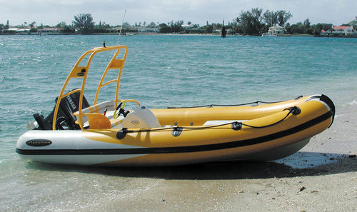 Gommone fuoribordo - Storm 17 - Aquascan Inc - semirigido / con console laterale / in fibra di vetro