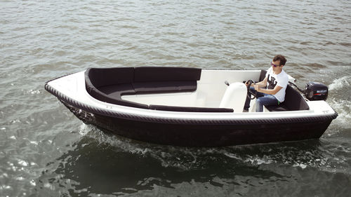 Runabout fuoribordo - Admiral 470 XL - Admiral Boats S.A. - elettrico / con dual console / max. 6 persone