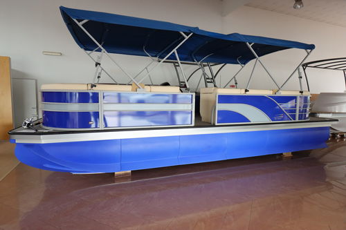 Pontoon boat multiscafo - Italy-Boats - Swiss-Boats AG - fuoribordo / open / sportivo