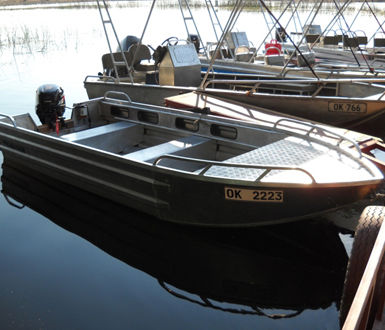 Lancia fuoribordo - KF 430 Enduro - Ocean Legacy Marine - open / da pesca sportiva / in alluminio