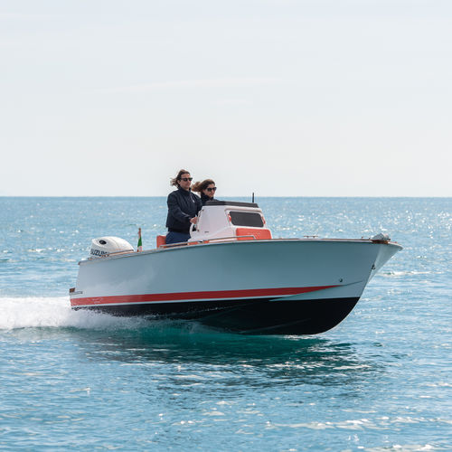 Barca open fuoribordo - MB21 Levriero - PHIEQUIPE - con console centrale / per la pesca / max. 6 persone