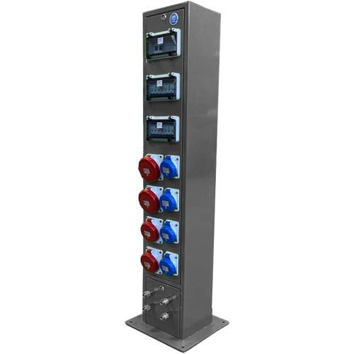 Colonnina di distribuzione elettrica - New VMR SRL - per pontile / di acciaio inossidabile / IP67