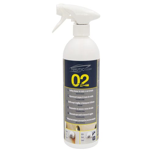 Detergente per scafo - 02 - NAUTIC-CLEAN - inox / per barca / per cantiere navale