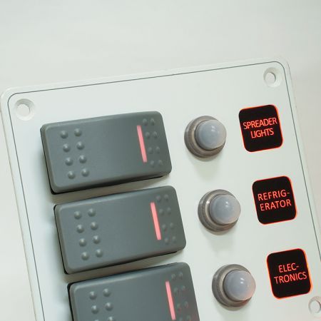 Quadro elettrico per barca - SP3216P - Yih Sean Enterprise Co., Ltd. (YIS Marine) - a bascula / LED