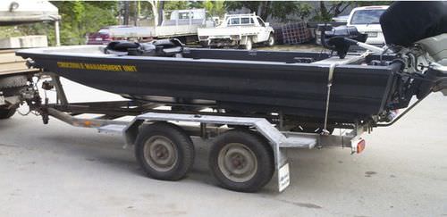 Bass boat fuoribordo - CROCODILE CATCHER - English Engineering - da pesca sportiva
