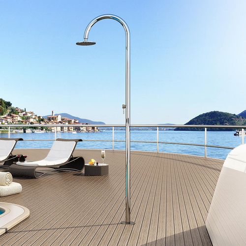 Doccia per yacht - SOLE 48 Y - Inoxstyle - in acciaio inossidabile / per pontile / per barca