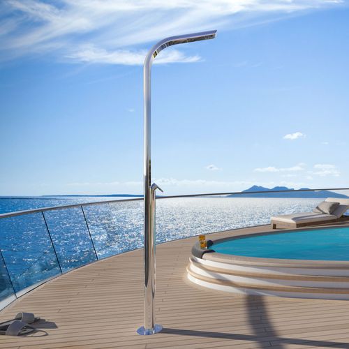 Doccia per yacht - Dream Yacht Y SB BC M - Inoxstyle - in acciaio inossidabile / per pontile / per barca