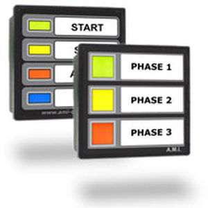 Pannello indicatore per nave - PAN35-55-13 - A.M.I. - per impianto / IP65 / LED