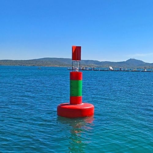 Boa di delimitazione - B1600S - Lindley Marinas - per terminale portuario / in polietilene / in acciaio inox