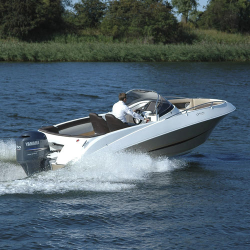 Barca open fuoribordo - 570  - Galia Boats - con console laterale / max. 8 persone / max. 6 persone