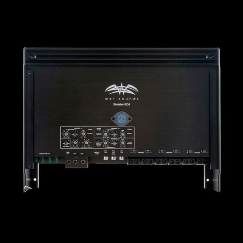 Amplificatore audio - SD6 - Wet Sounds - marino / 6 canali