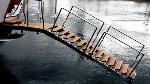Passerella per super yacht - APOLLON 6R SPECIAL BL - NV | SuperYacht Accessories - telescopica / pieghevole / a scomparsa
