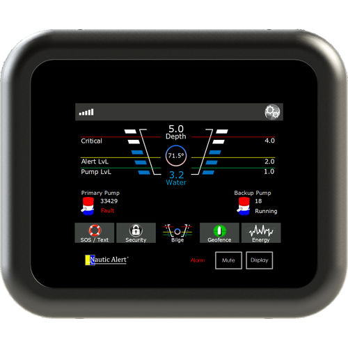 Pannello di comando e controllo per barca - X3 - Nautic Alert - tracking
