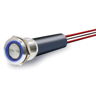 Interruttore per barca - BT15LEDSW - Bocatech - per WC / con interruttore a pulsante / LED