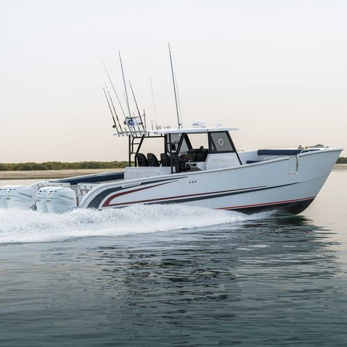 Cabinato catamarano - SilverCat 40CC​ - SMART OWN - fuoribordo / quadrimotore / hard-top