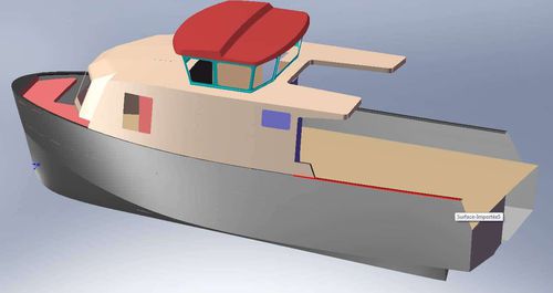 Barca professionale barca per la ricerca scientifica - MARTINEZ CONSTRUCTIONS NAVALES - fuoribordo / in poliestere