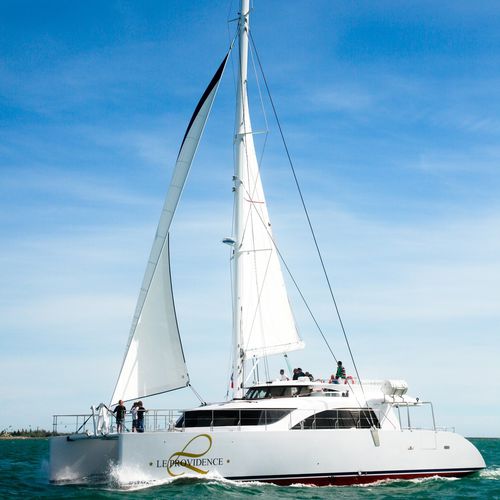 Sailing-yacht catamarano - LE PROVIDENCE II  - MARTINEZ CONSTRUCTIONS NAVALES - con fly / con bompresso
