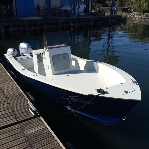 Barca open fuoribordo - 20 Big Fisher - NAUTICA CANCELLI CESARE - con console centrale / da pesca sportiva / in alluminio