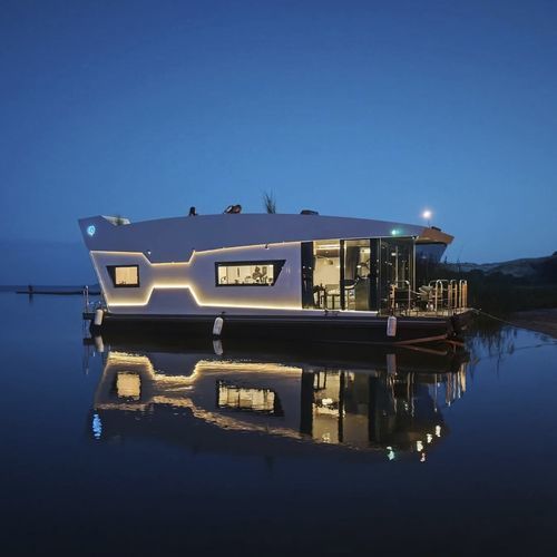 Barca a motore house-boat multiscafo - Nordic43 / Evo37 - HOUSEBOAT - fuoribordo / bimotore / in fibra di vetro