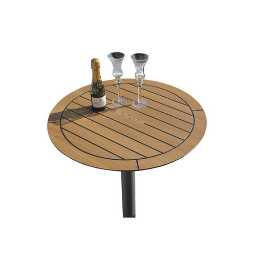 Tavolo per pozzetto per yacht - t002 - NAUTICMAN® - fisso / in teak