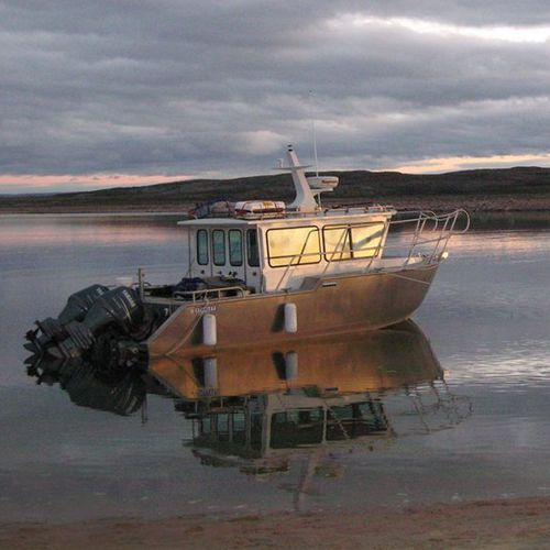 Barca professionale patrol boat - 27’ Hard Top - Stanley Aluminum Boats - fuoribordo