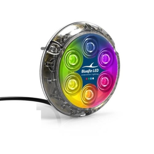 Illuminazione subacquea per yacht - SP6 - BluefinLed - LED / sporgente / multicolore