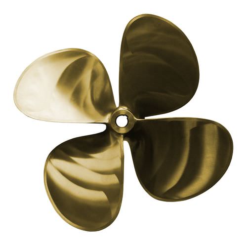Elica per barca - Goldline GL473 - Michigan Marine Propulsion - a passo fisso / albero dell'elica / 4 pale