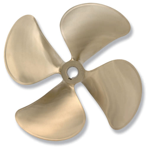 Elica per barca - DQX810 - Michigan Marine Propulsion - a passo fisso / albero dell'elica / 4 pale