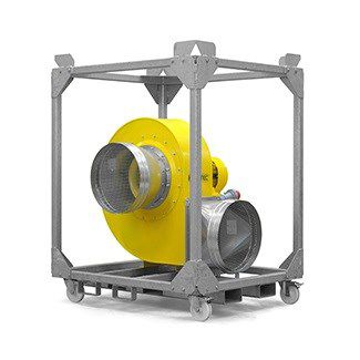 Ventilatore per cantiere navale - TFV 600 - TROTEC GmbH - per grandi volumi / centrifugo / assiale
