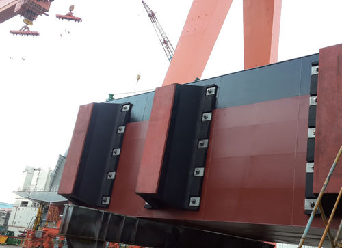 Parabordi per porto - YNV Series - YMI Corporation - per banchina / a forma d'arco / Dropstitch
