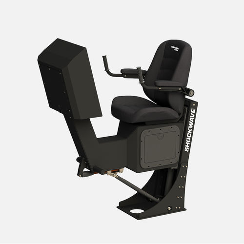 Sedile pilota - SW-S4-6404 - Shockwave Seats - per barca / per barca ad uso professionale / con braccioli