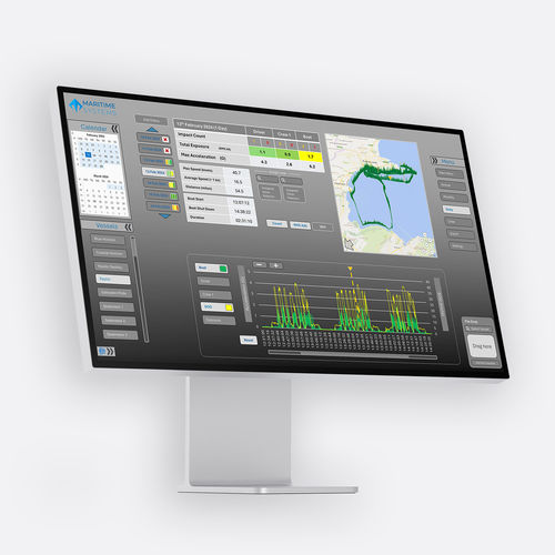 Software di monitoraggio - VIMMS Pro - Shockwave Seats - per barca