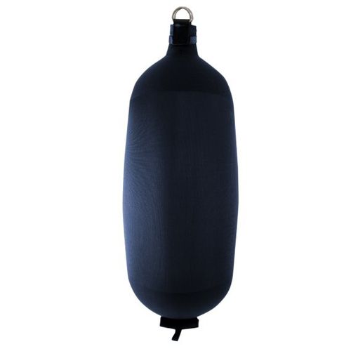 Parabordo per barca - C124 - FENDERTEX - cilindrico / nero / blu