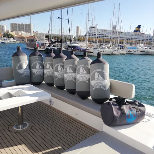 Parabordo per barca - Pack C52 - FENDERTEX - cilindrico / gonfiabile