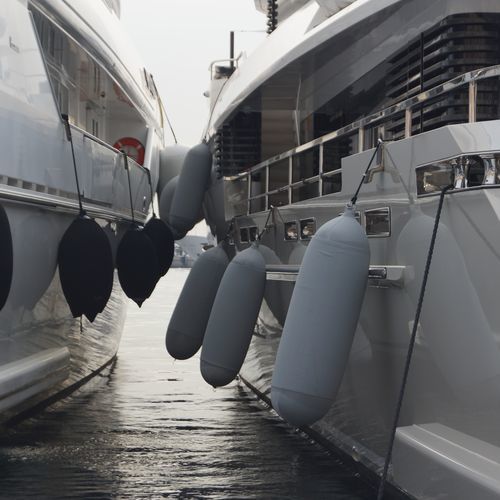 Parabordo per yacht - FENDERTEX - cilindrico / rettangolare / piatto